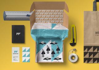 Winghook: Winghook Brand Identity - Stationary and collaterals